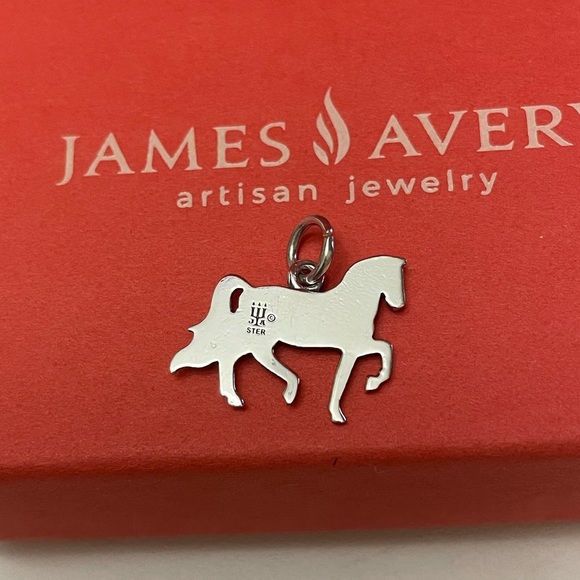 Retired James Avery Prancing Horse Charm - Picture 2 of 6
